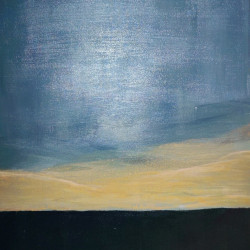 Vue sur le Fleuve de la Lekié – Peinture originale